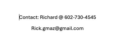 Contact Information
